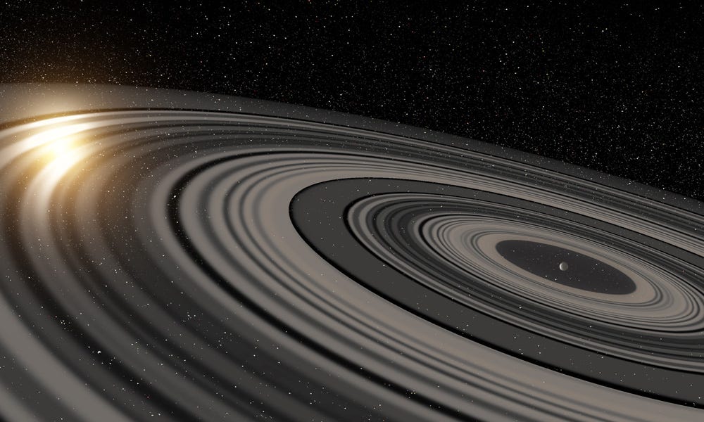 Saturn's rings viewed from Earth | ESA/Hubble