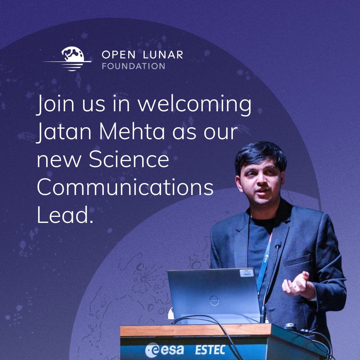 Joining Open Lunar’s orbit as their Science Communications Lead