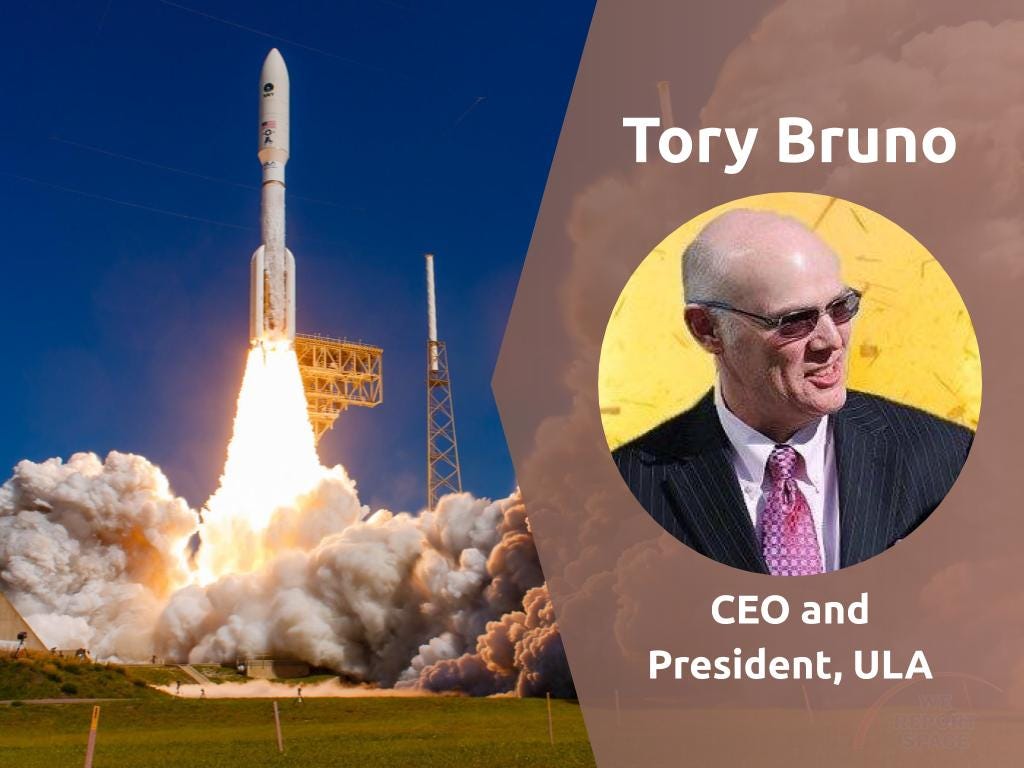 Interviewing Tory Bruno, leading the company that has launched every NASA mission to Mars