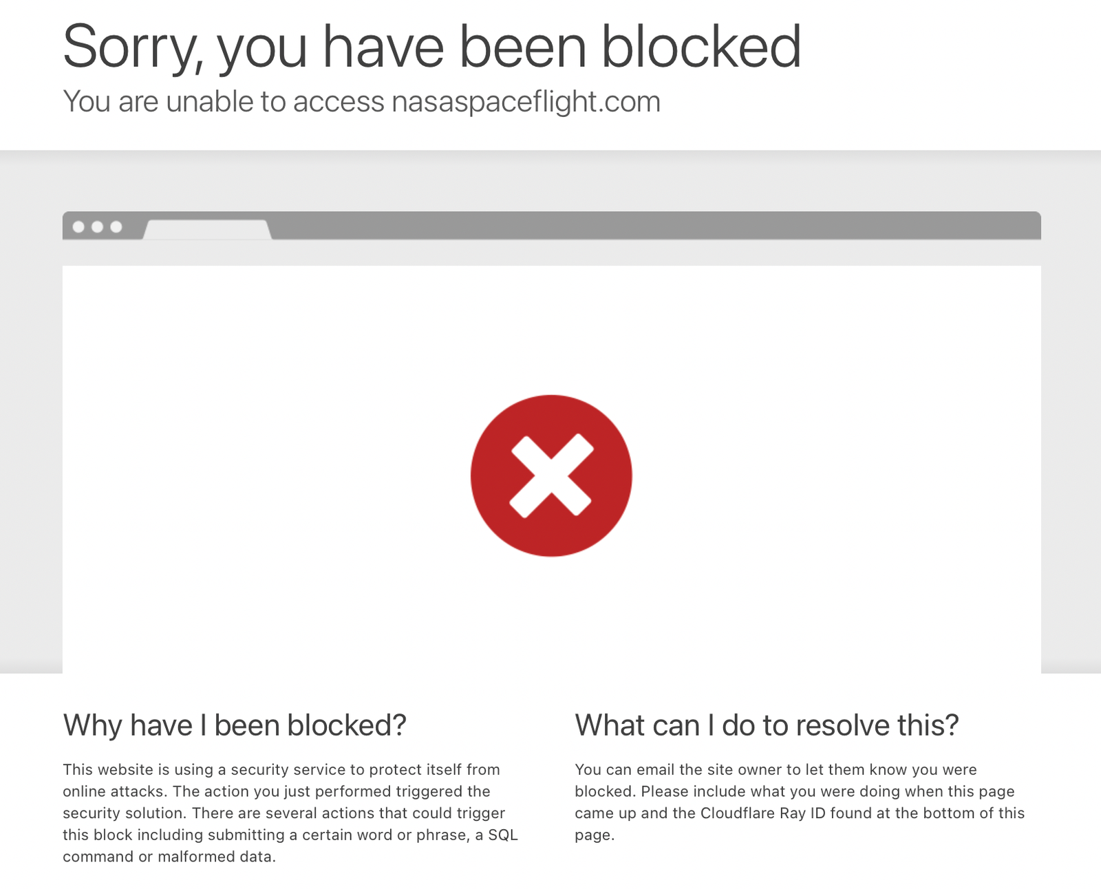 If nasaspaceflight.com and its forum are blocked for you too, here’s ...